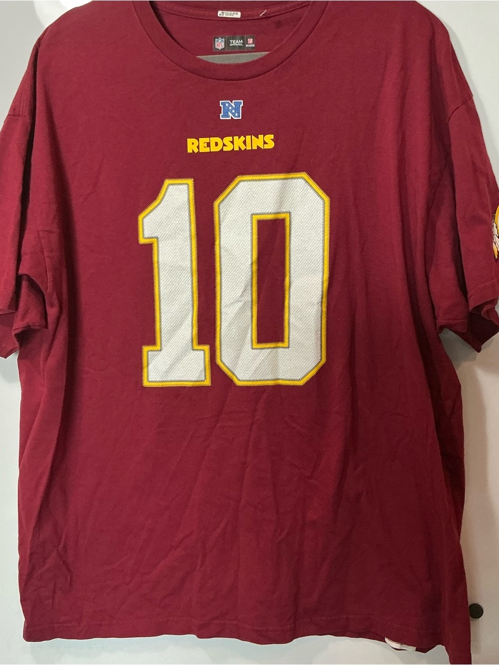 🔥 Vintage Washington Redskins RG3 #10 Jersey Tee Shirt 2XL NFL